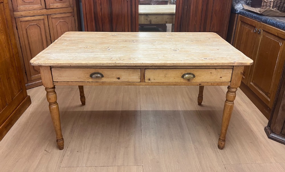 Victorian Pine Scrub Top Table 