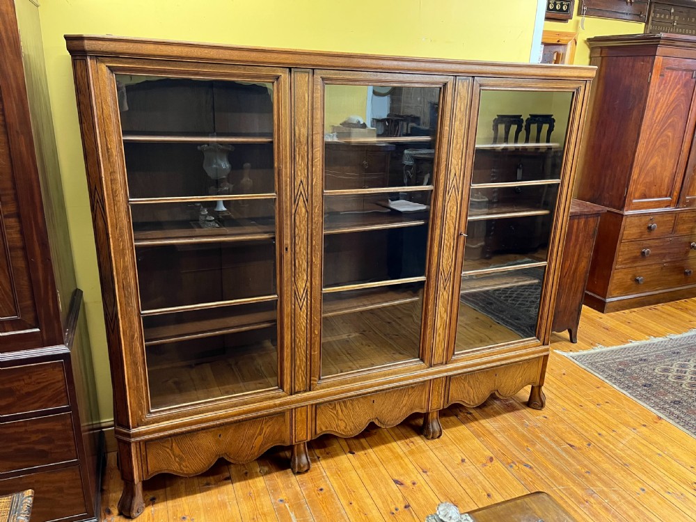 Circa 1900-1920 Oak Bookcase 