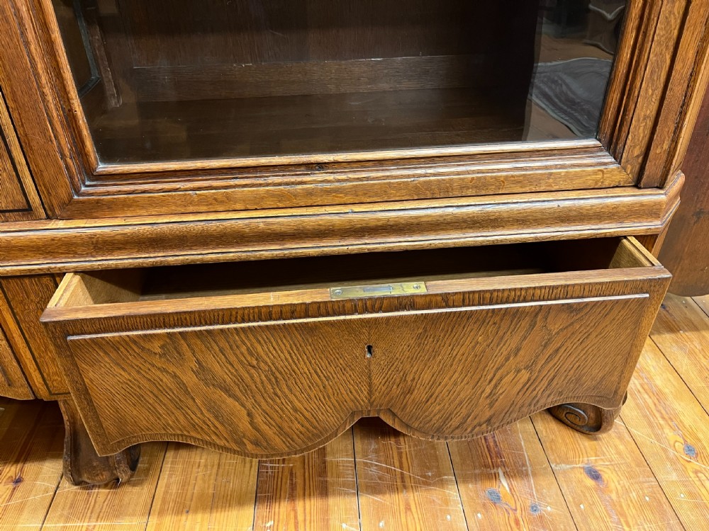 Circa 1900-1920 Oak Bookcase  View VI