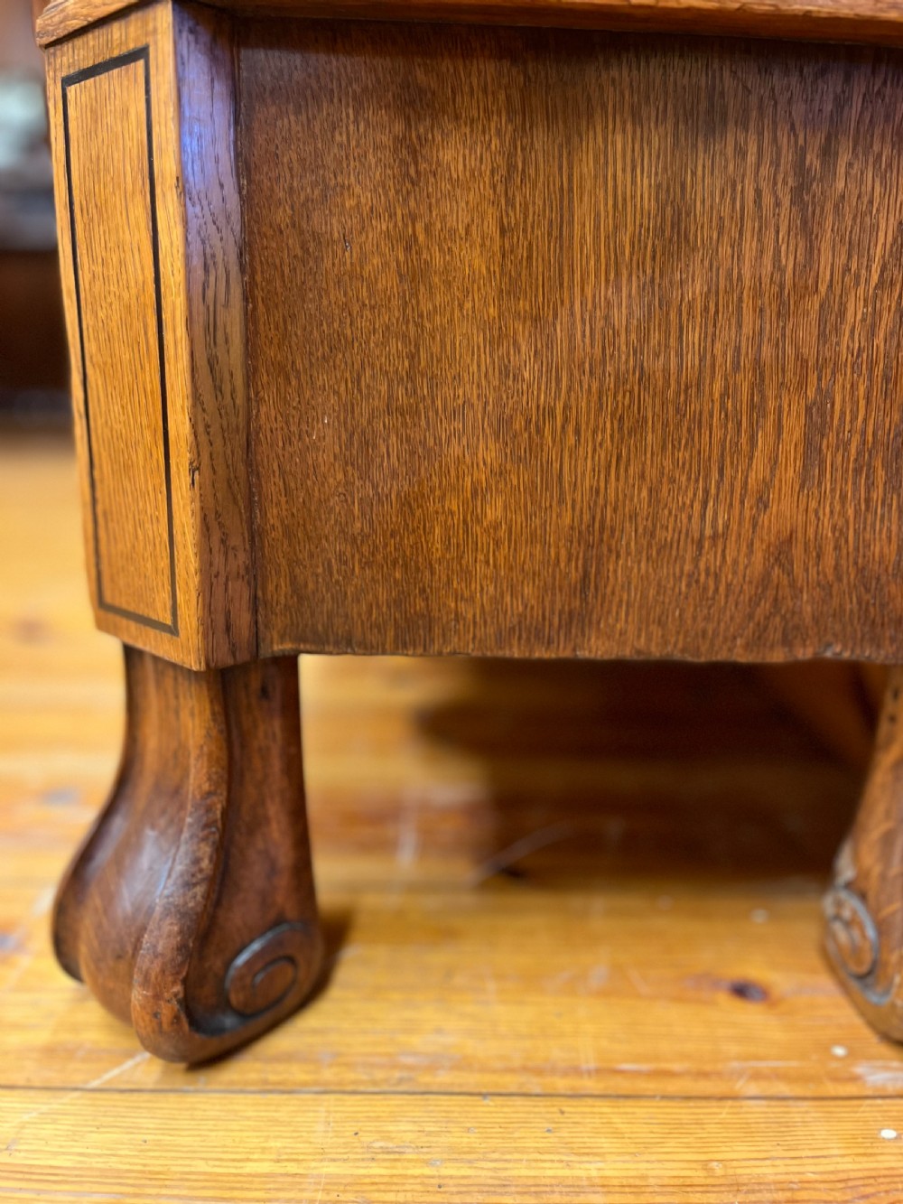 Circa 1900-1920 Oak Bookcase  View X