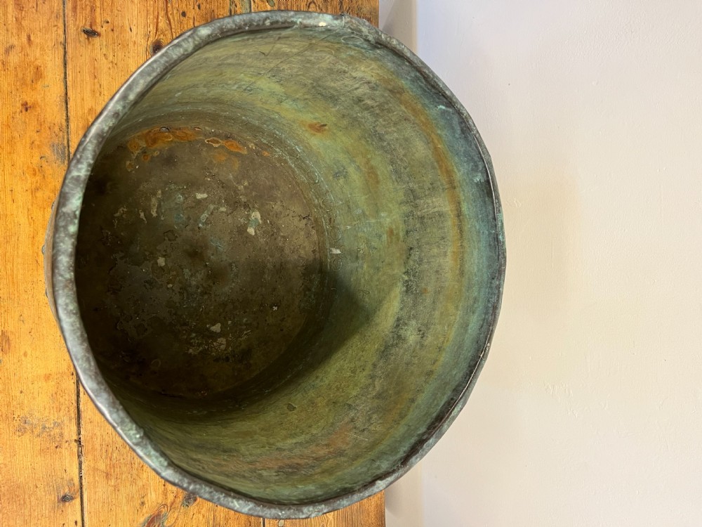 19th Century Riveted Copper Boiler  View II