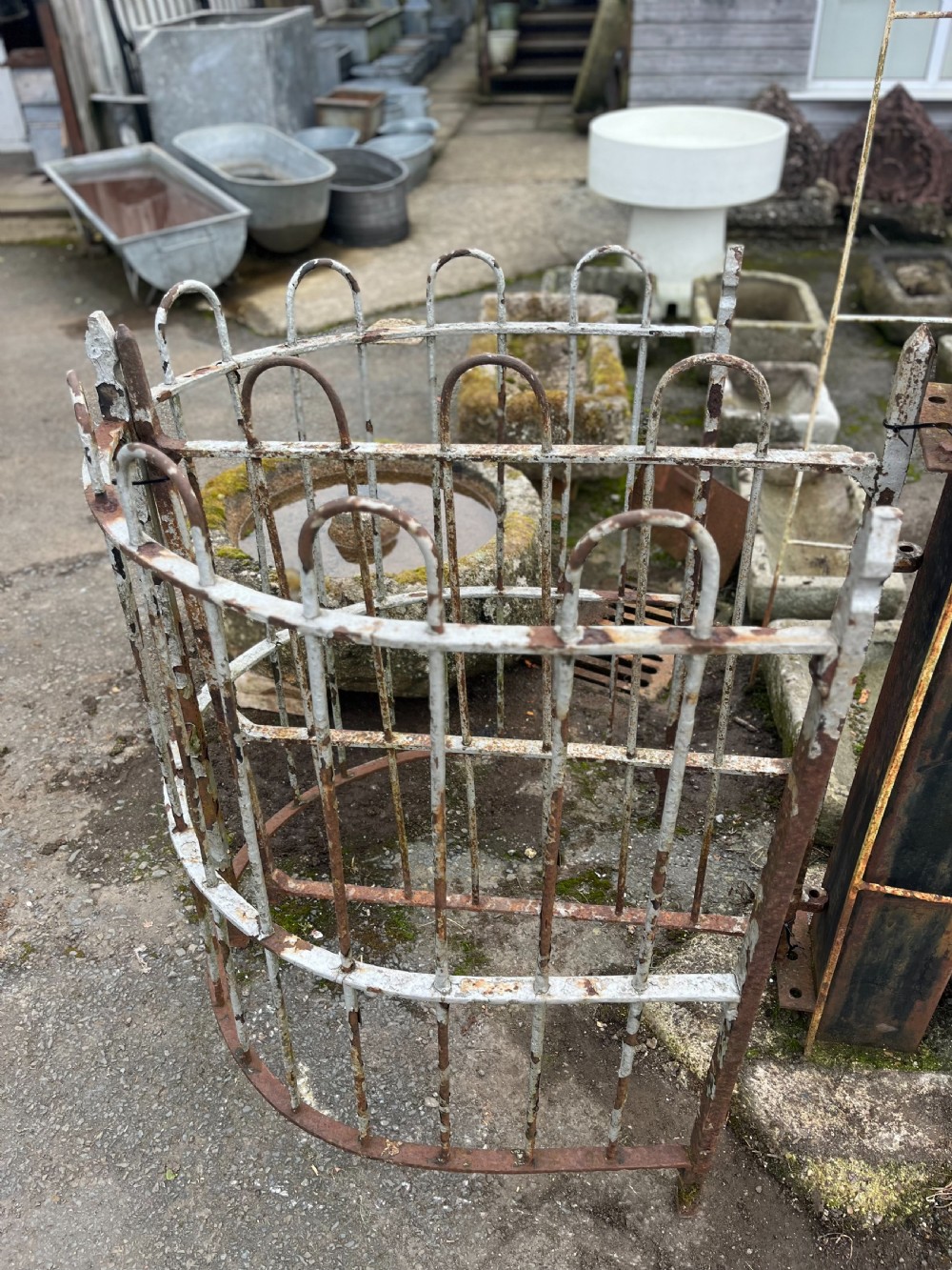 Victorian Wrought Iron Kissing Gate  View III