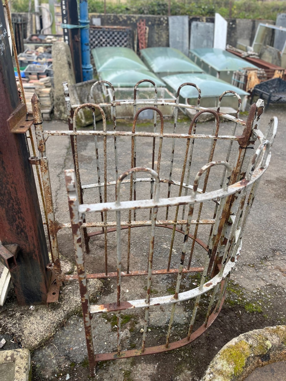 Victorian Wrought Iron Kissing Gate  View IV
