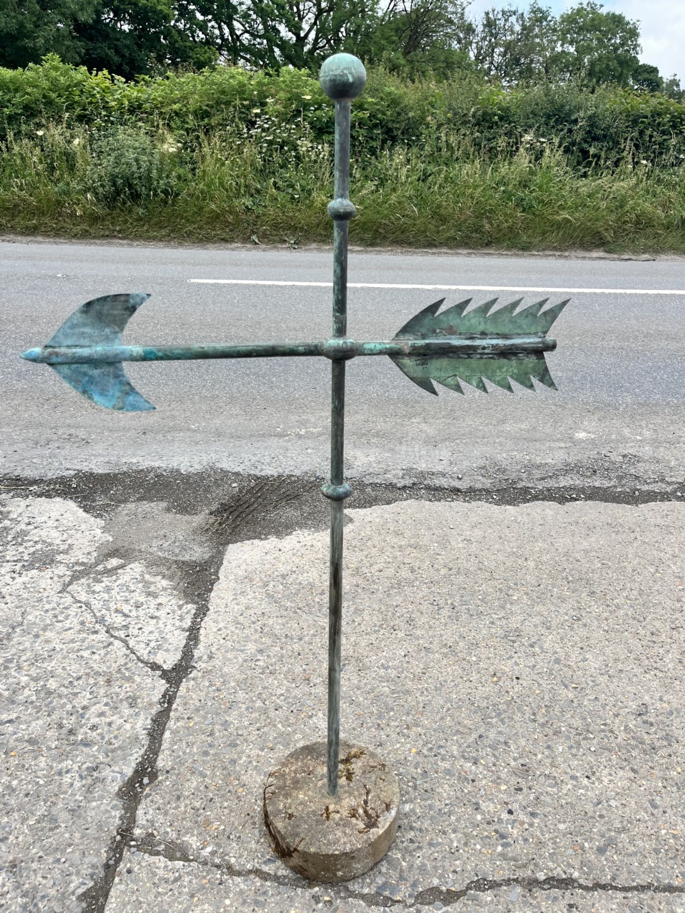 Early 19th Century Weathervane Copper Arrow 