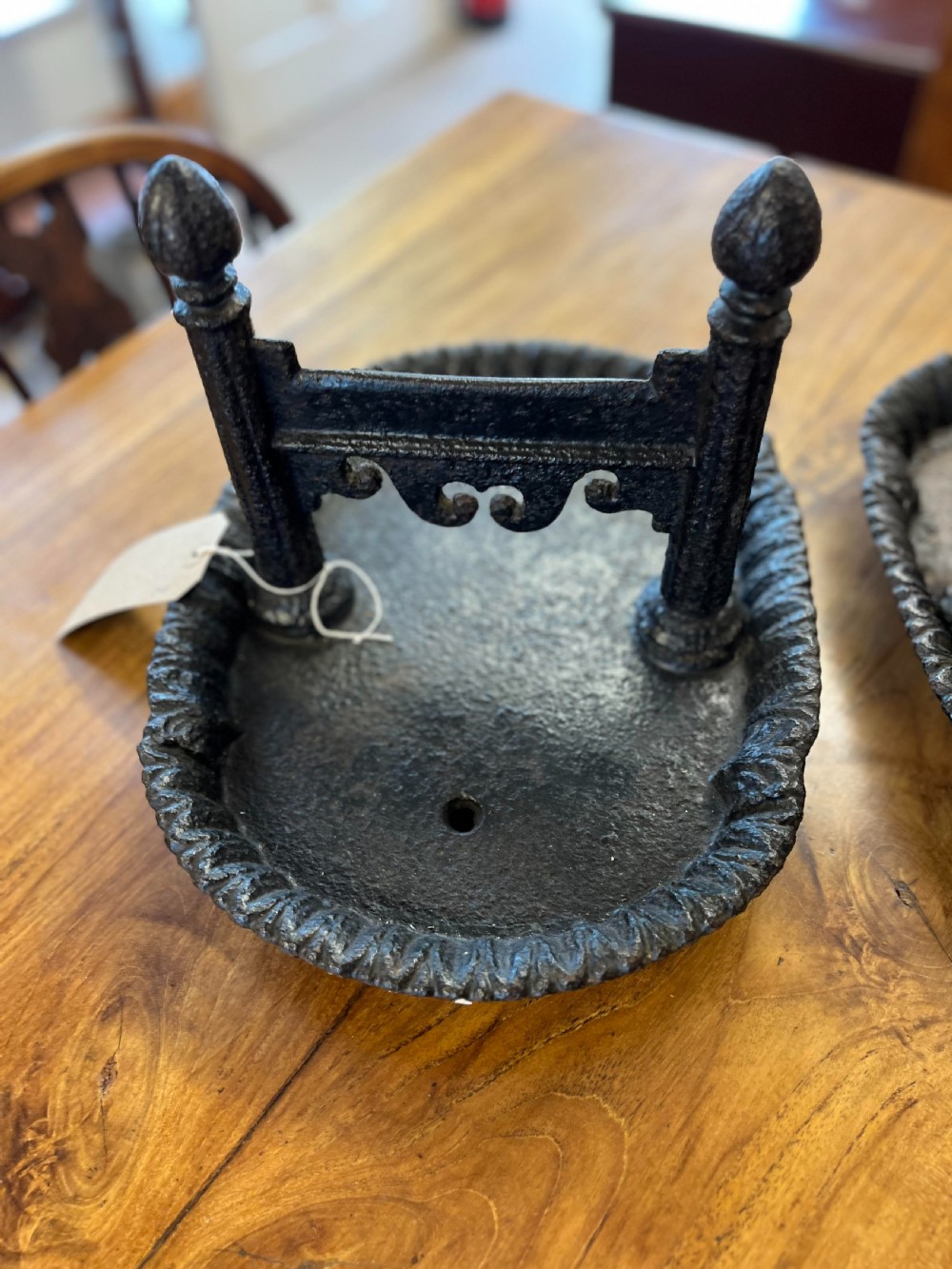 Pair of Victorian Cast Iron Boot Scrapes View V