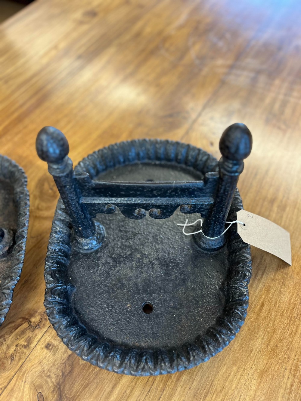 Pair of Victorian Cast Iron Boot Scrapes View VI