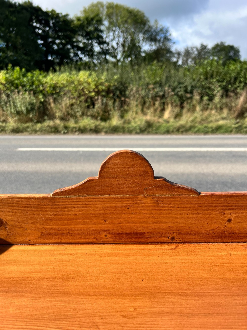 Victorian Pine Bookcase with Cupboard Doors to Base View V