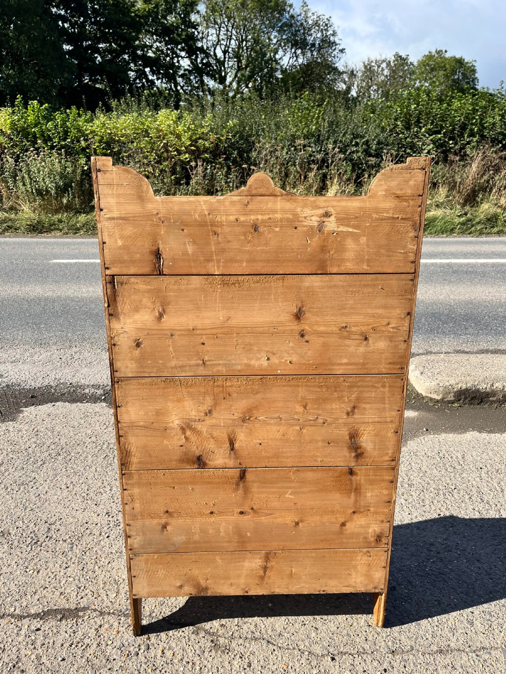 Victorian Pine Bookcase with Cupboard Doors to Base View IV