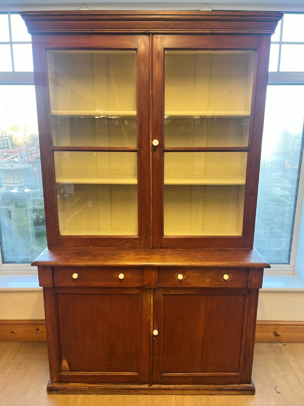 Victorian Pine Glazed Top Dresser