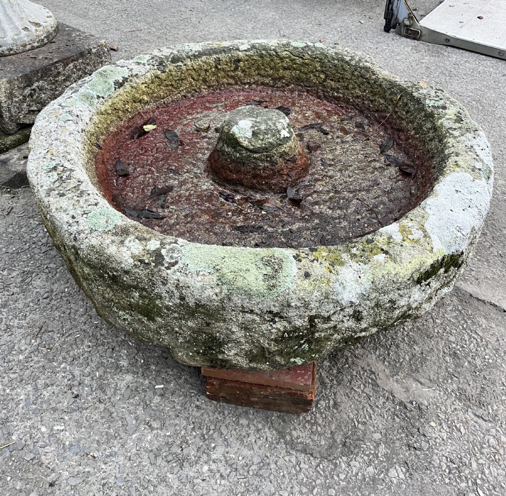 circa 1900 Cornish Granite Circular Trough