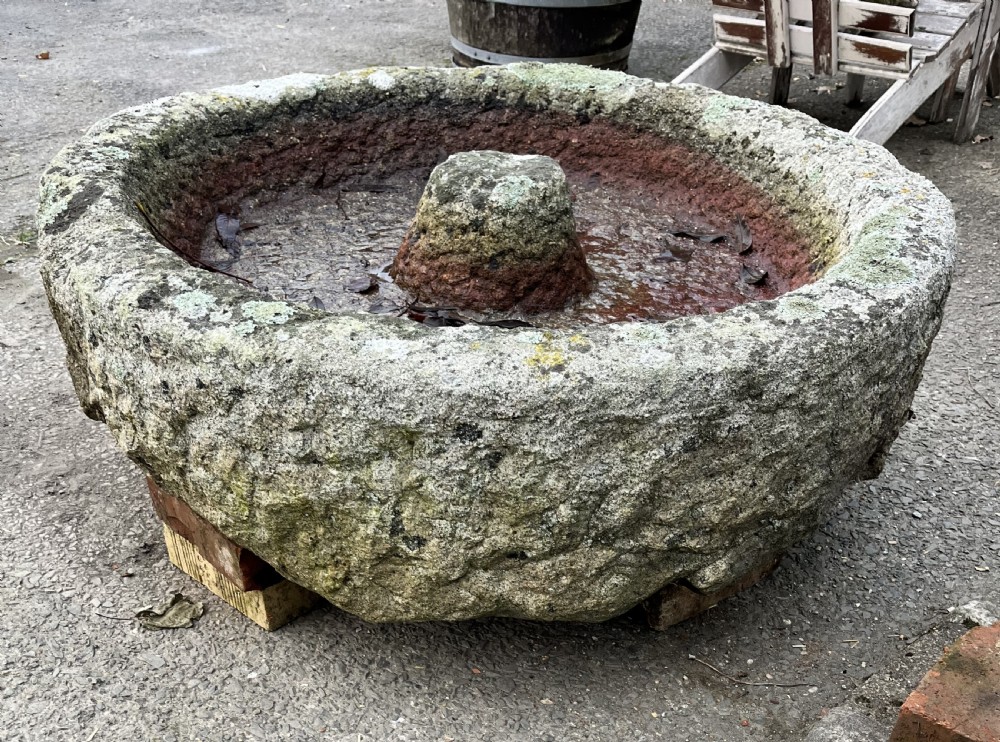circa 1900 Cornish Granite Circular Trough View IV