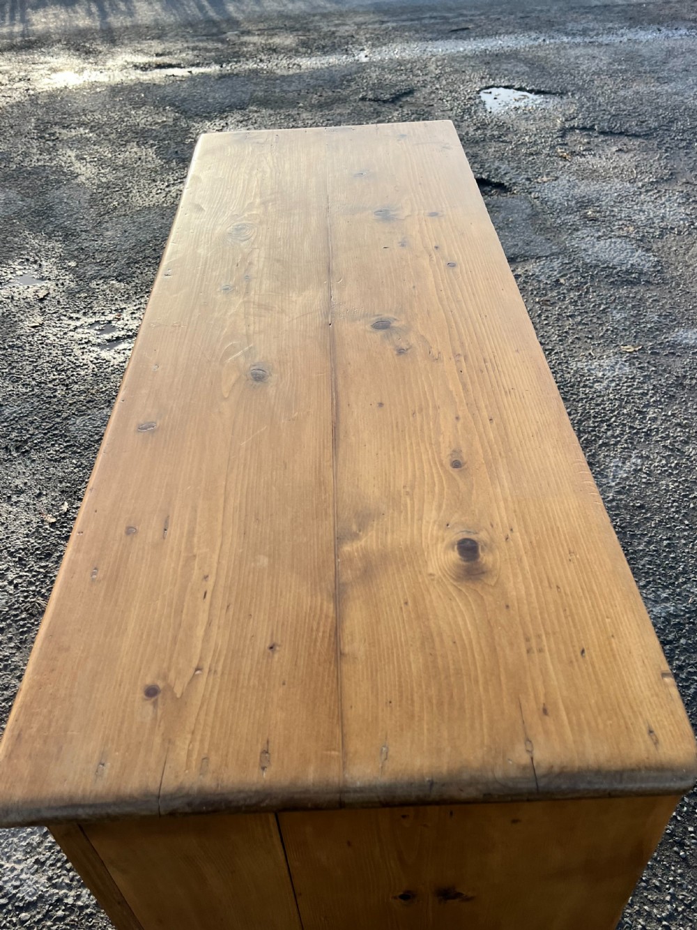 A Victorian Pine 2 Door Cupboard  View XI