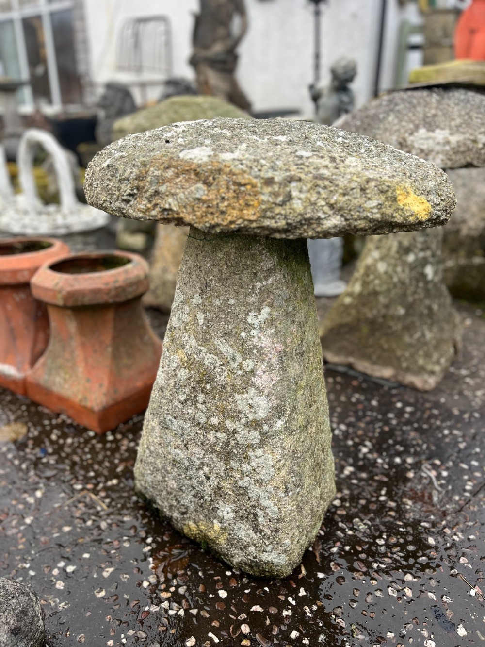 circa 1800 Cornish Granite Staddle Stone View V