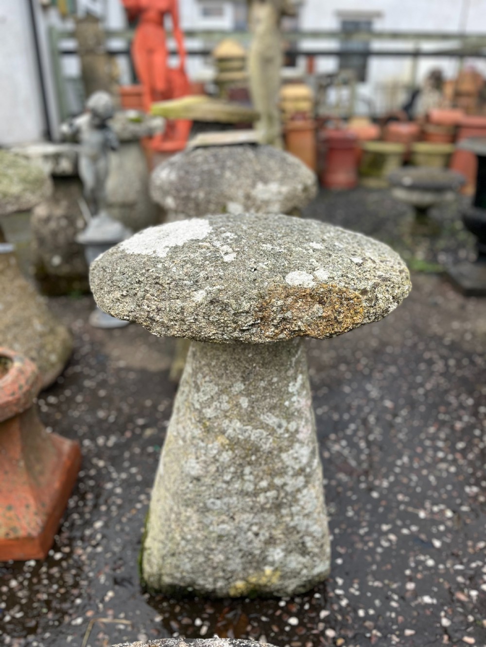 circa 1800 Cornish Granite Staddle Stone