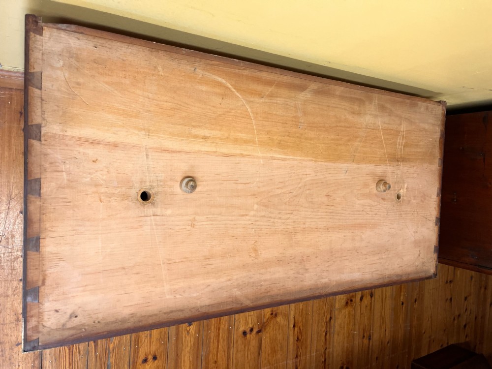 19th Century (1860) Mahogany Campaign Chest  View XII