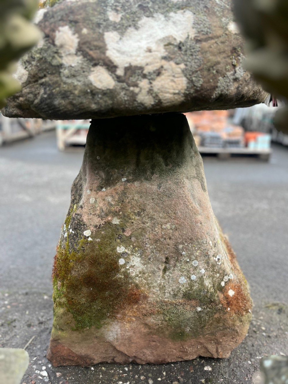 Large 19th Century Cotswold Stone Staddle Stone View VII