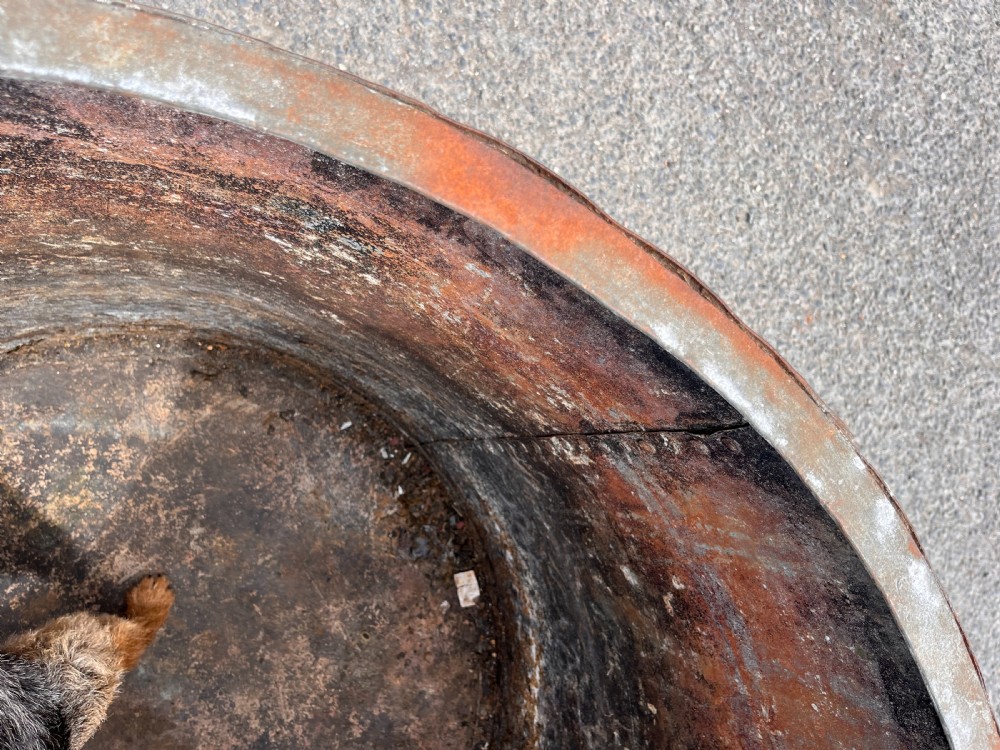 Large Galvanised Rivetted Tub  View VII