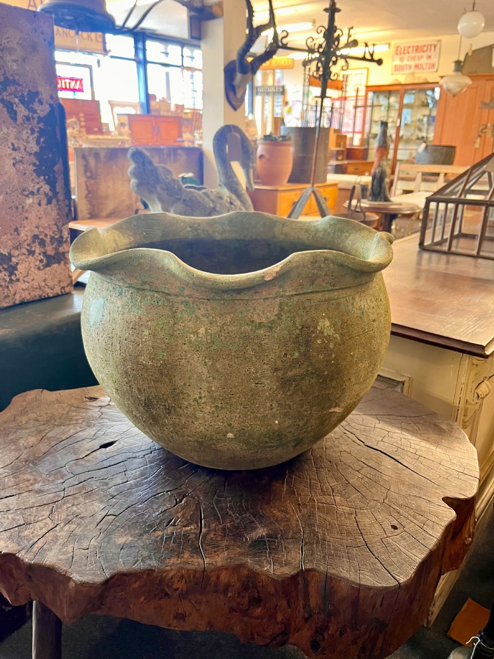 circa 1900 Terracotta Pot  View V
