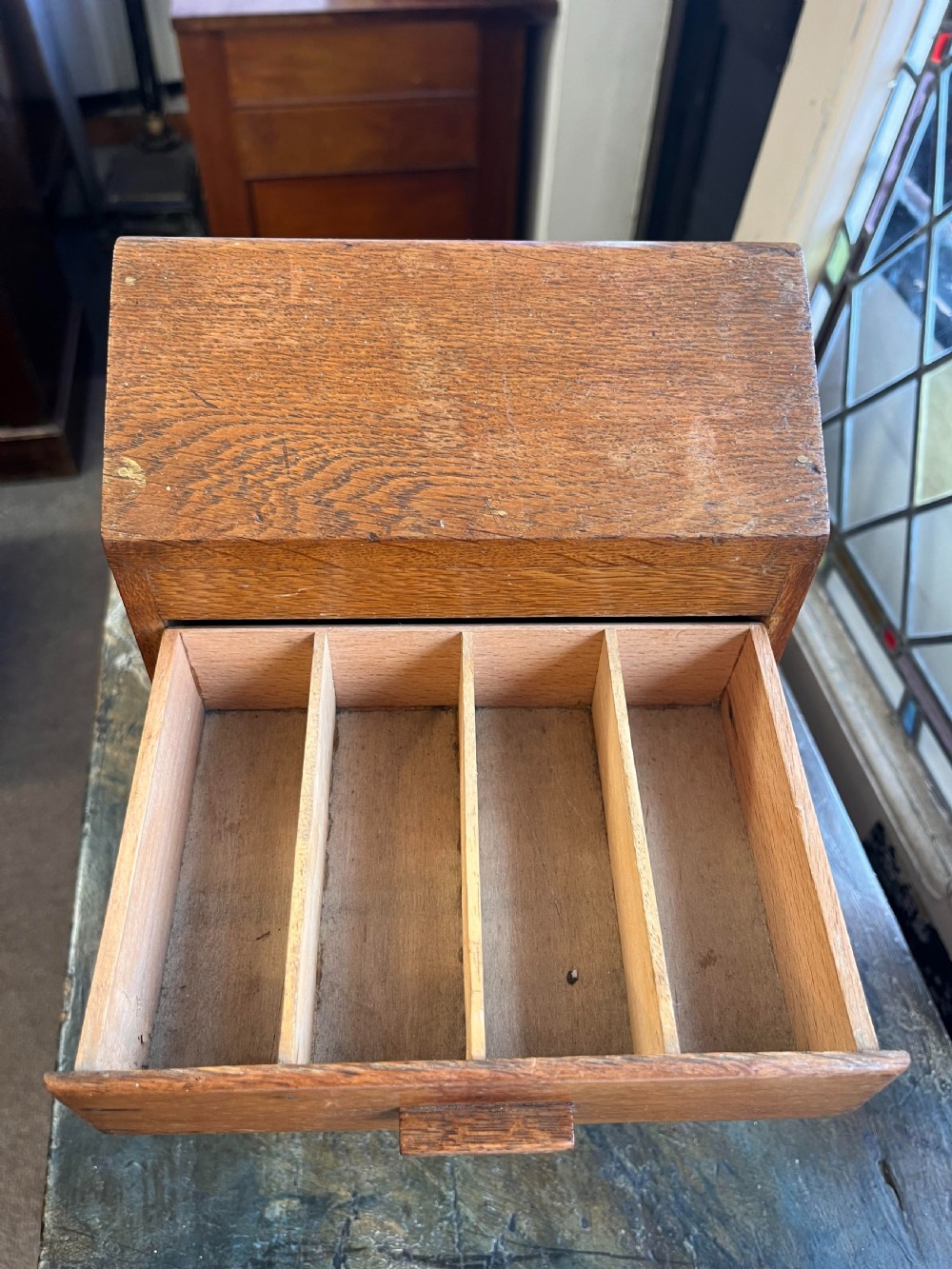 1930s Flora Macdonald Needles Counter Top Cabinet View XI