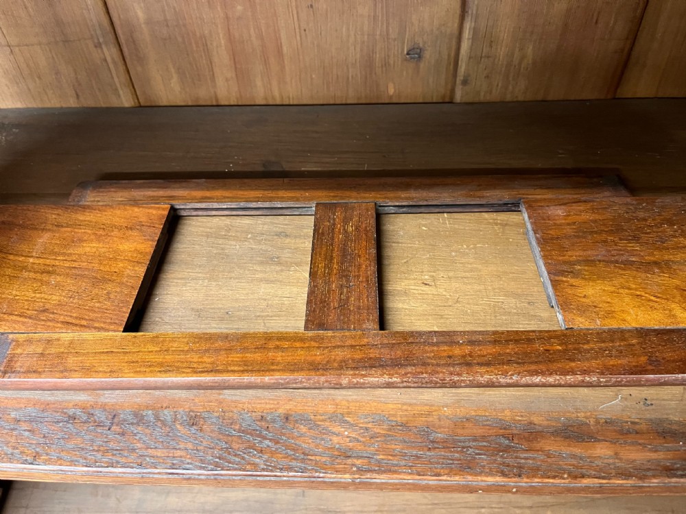 A Pair of Victorian Gothic Mahogany Sliding Bookends View III