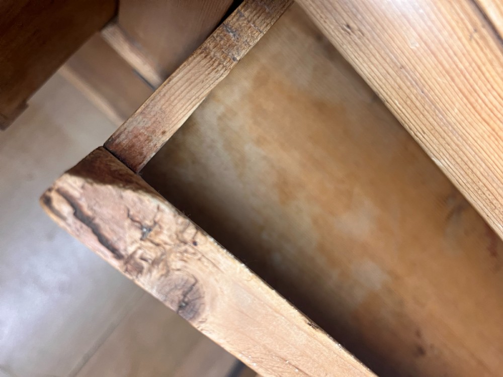 Victorian Stripped Pine Glazed Top Dresser View XVII