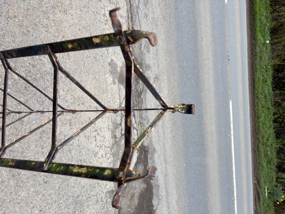 Victorian Wrought Iron 8 Tier Pot/ Pan Stand  View III