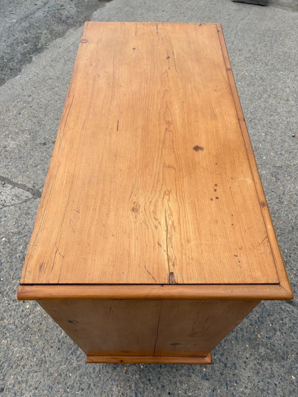 Victorian Pine 2 over 3 Chest of Drawers View V