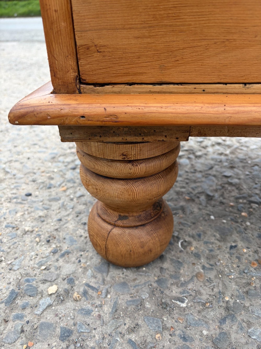 Victorian Pine 2 over 3 Chest of Drawers View VII