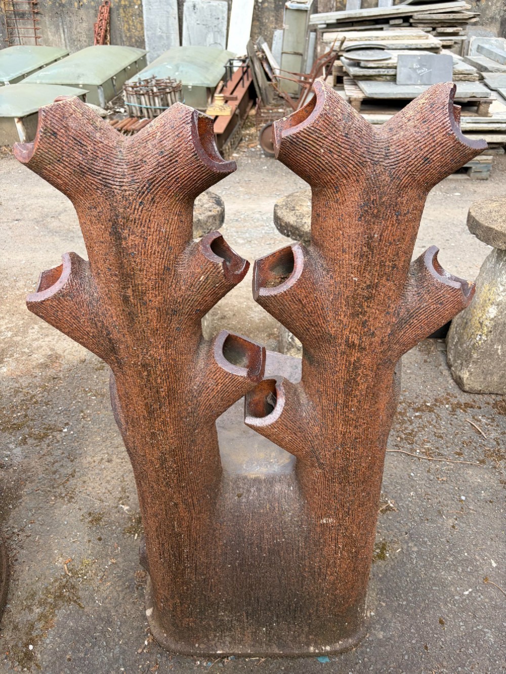 Victorian Faux Bois Garden Seat View VII
