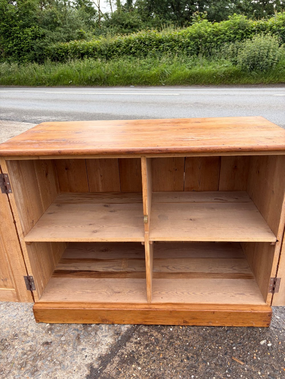 Victorian Pine 2 Door Cupboard View II