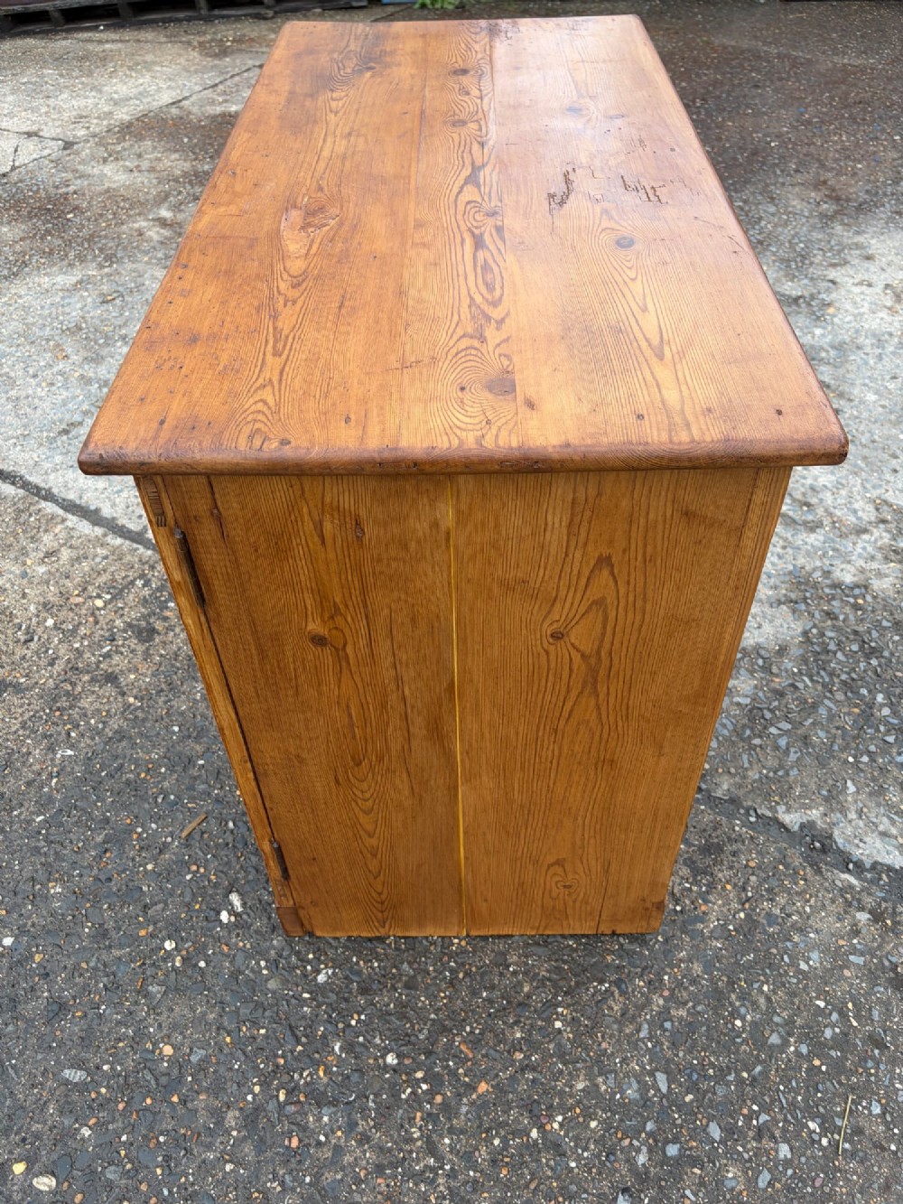 Victorian Pine 2 Door Cupboard View IV