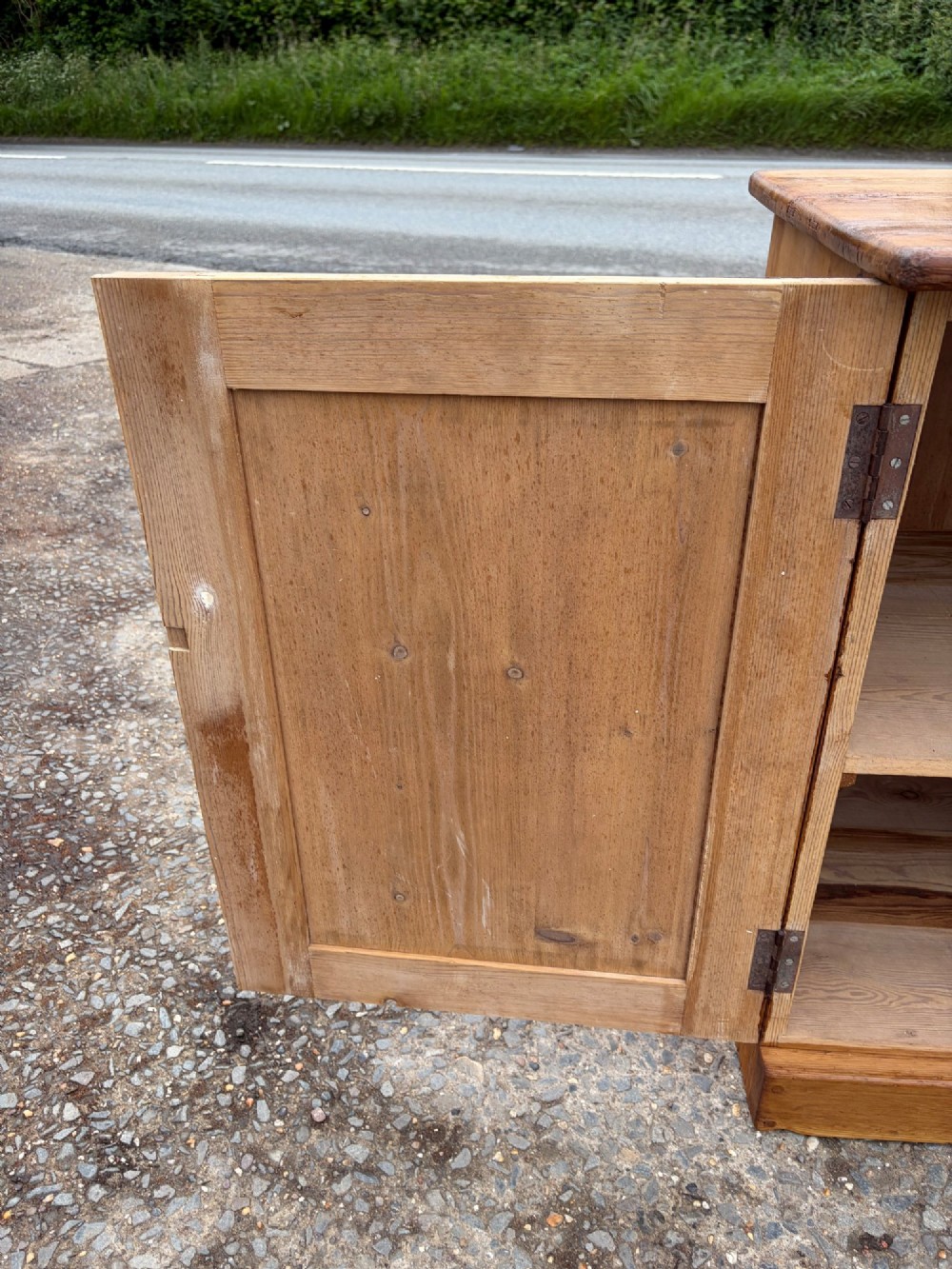 Victorian Pine 2 Door Cupboard View VIII