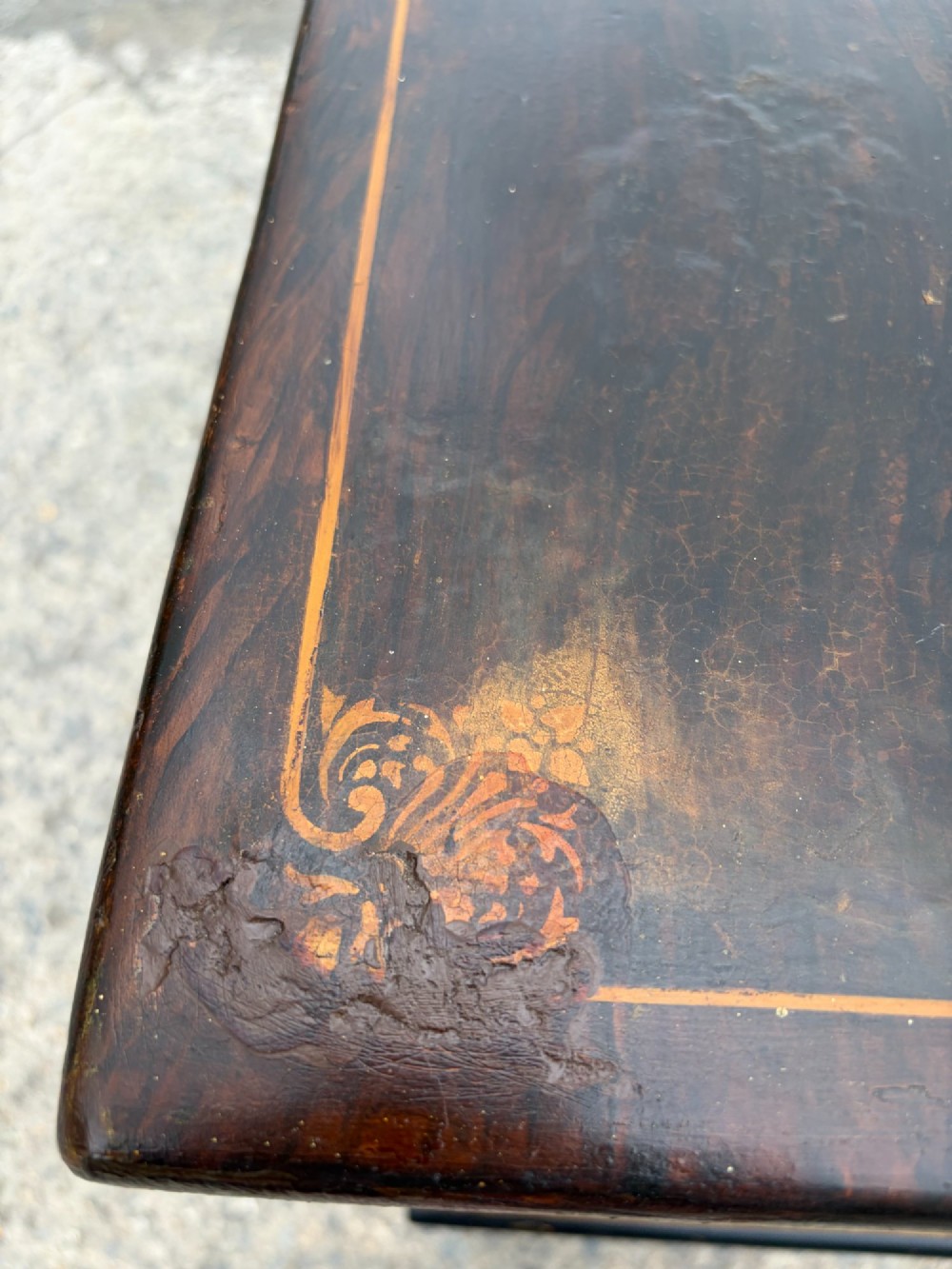 A Victorian Painted Safe by Hobbs and Co. on Original Base with Painted Interior View VIII