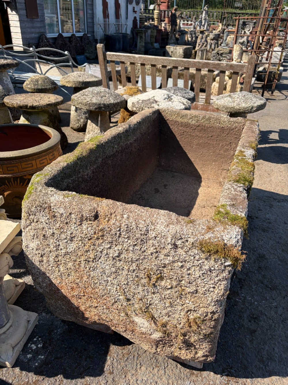 Large 18th Century Cornish Granite Trough 4ft 10