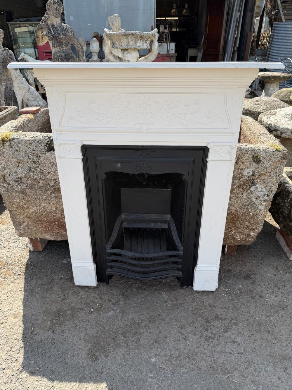 Victorian Coalbrookdale Combination Fireplace