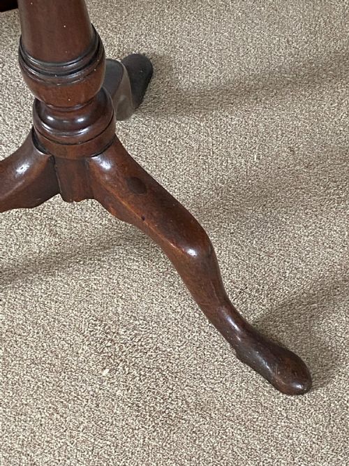 GEORGE III TILTTOP TABLE ON BIRDCAGE MECHANISM - ADDITIONAL PHOTO 5