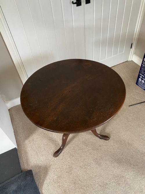 GEORGE III TILTTOP TABLE ON BIRDCAGE MECHANISM - ADDITIONAL PHOTO 8