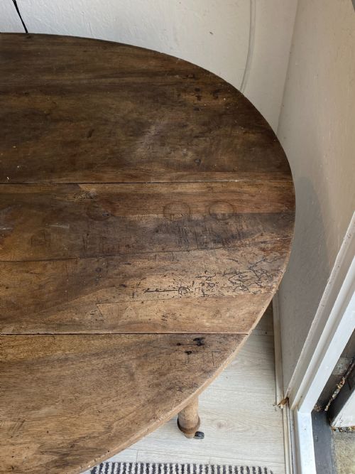 PROVINCIAL FRENCH WALNUT TABLE MID 19TH CENTURY - ADDITIONAL PHOTO 5