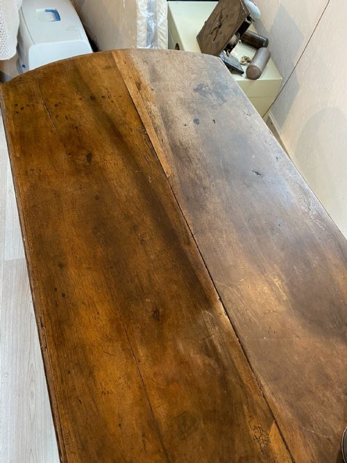 PROVINCIAL FRENCH WALNUT TABLE MID 19TH CENTURY - ADDITIONAL PHOTO 1