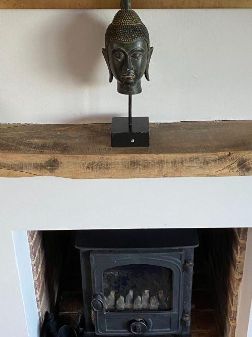 GILT LACQUERED BUDDHA BUST - ADDITIONAL PHOTO 8