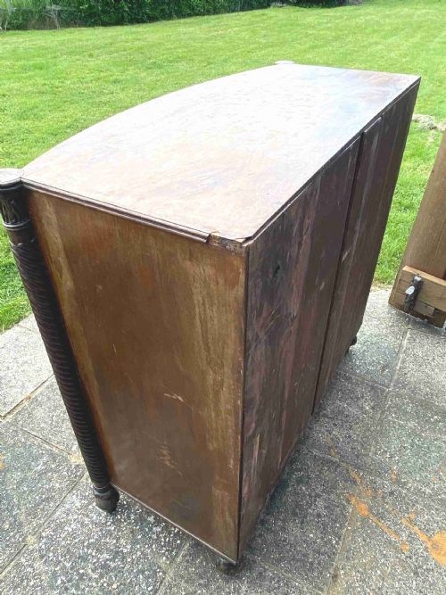 SUPER QUALITY LARGE REGENCY MAHOGANY CHEST OF DRAWERS OAK LINED - ADDITIONAL PHOTO 5