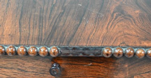 SUPERB QUALITY REGENCY ROSEWOOD SOFA TABLE - ADDITIONAL PHOTO 3
