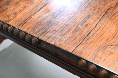 SUPERB QUALITY REGENCY ROSEWOOD SOFA TABLE - ADDITIONAL PHOTO 7