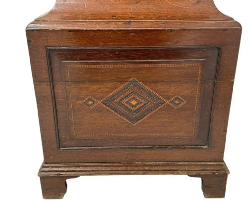 18TH CENTURY 8DAY OAK LONGCASE CLOCK C17701790 LONG CASE - ADDITIONAL PHOTO 2
