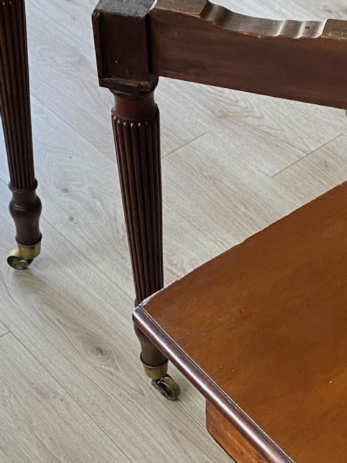 QUALITY REGENCY MAHOGANY EXTENDING DINING TABLE IN THE MANNER OF GILLOWS - ADDITIONAL PHOTO 3