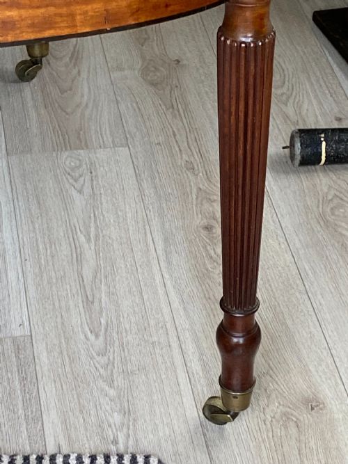 QUALITY REGENCY MAHOGANY EXTENDING DINING TABLE IN THE MANNER OF GILLOWS - ADDITIONAL PHOTO 7