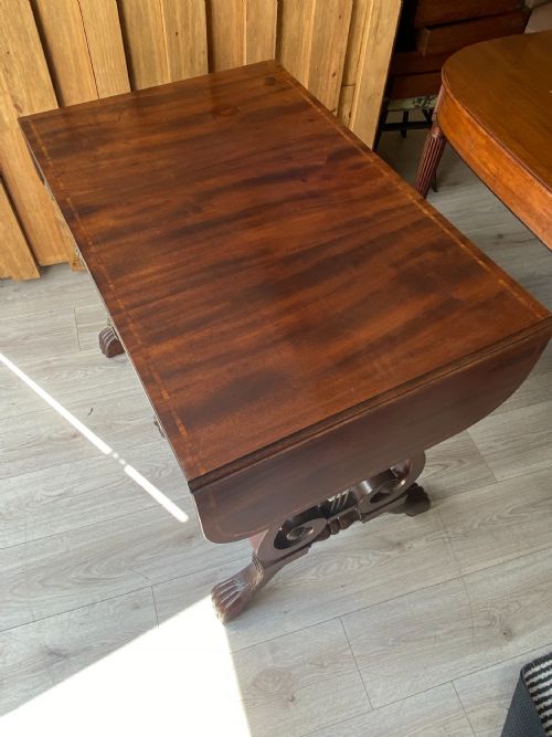 SMALL USABLE REGENCY MAHOGANY SOFA TABLE CIRCA 18001820 - ADDITIONAL PHOTO 13