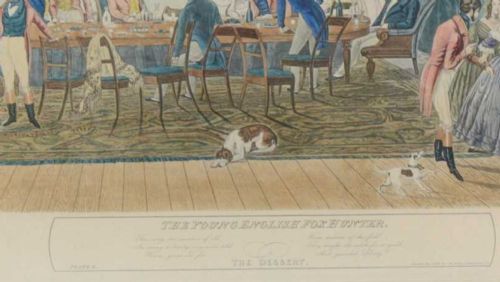 SET OF 4 COLOURED ENGRAVINGS BY CHARLES HUNT 1803 1877 AFTER FRANCIS CALCROFT TURNER 17821846 THE YOUNG ENGLISH FOX HUNTER - ADDITIONAL PHOTO 7