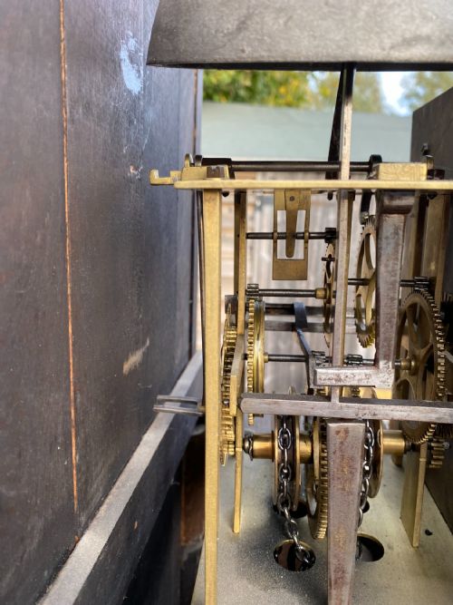OAK LONGCASE CLOCK BY STEPHEN WILMSHURST WORKING FROM 16941735 - ADDITIONAL PHOTO 6