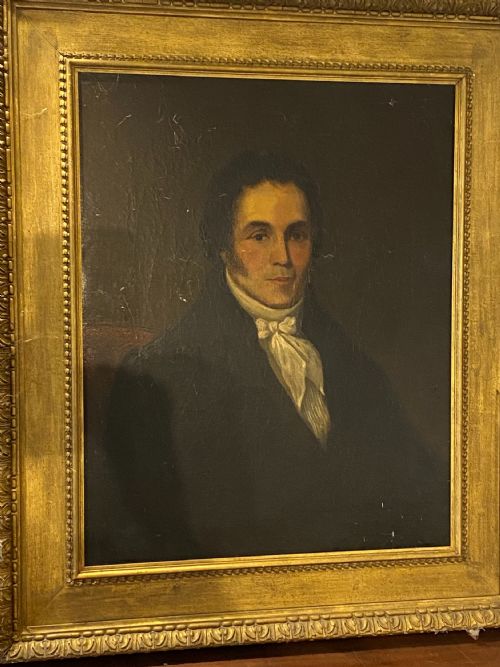 LARGE EARLY 19TH CENTURY PORTRAIT OF A GENTLEMAN ENGLISH SCHOOL OIL ON CANVAS - ADDITIONAL PHOTO 1